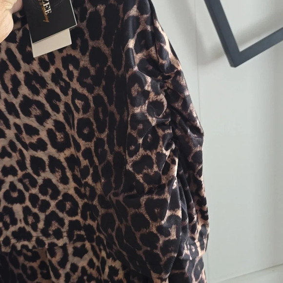 UOOZEE-Animal Print Unique Poncho Style Dress - Picture 6 of 9